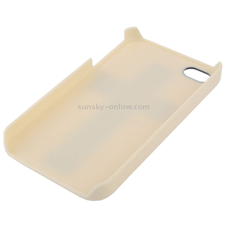 Silver Cross Rivet Plastic Protective Case for iPhone 4 & 4S (Light Yellow) Silver Cross Rivet Plastic Protective Case for iPhone 4 & 4S (Light Yellow)