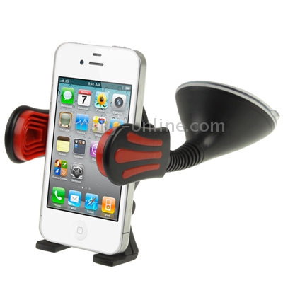 Car Universal Holder for iPhone 4 & 4S / 3GS / 3G / Mobile Phone/ GPS / PDA / MP4, Support 360 Degree Rotation, Width: 38-85mm(Black) Car Universal Holder for iPhone 4 & 4S / 3GS / 3G / Mobile Phone/ GPS / PDA / MP4, Support 360 Degree Rotation, Width: 38-85mm(Black)