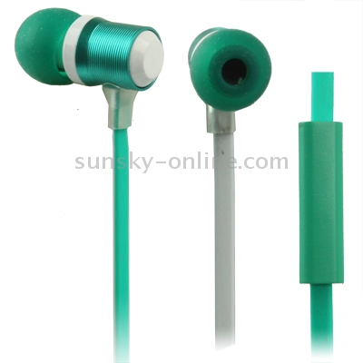 CK-820 3.5mm Plug Flat Wire Style In-ear Earphone with Microphone for iPhone 5 & 5S & 5C , iPhone 4 & 4S , iPhone 3G & 3GS (Green) CK-820 3.5mm Plug Flat Wire Style In-ear Earphone with Microphone for iPhone 5 & 5S & 5C , iPhone 4 & 4S , iPhone 3G & 3GS (Green)