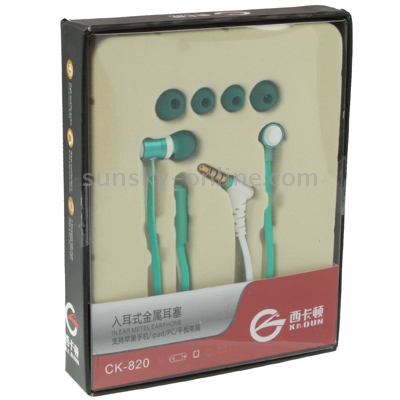 CK-820 3.5mm Plug Flat Wire Style In-ear Earphone with Microphone for iPhone 5 & 5S & 5C , iPhone 4 & 4S , iPhone 3G & 3GS (Green) CK-820 3.5mm Plug Flat Wire Style In-ear Earphone with Microphone for iPhone 5 & 5S & 5C , iPhone 4 & 4S , iPhone 3G & 3GS (Green)