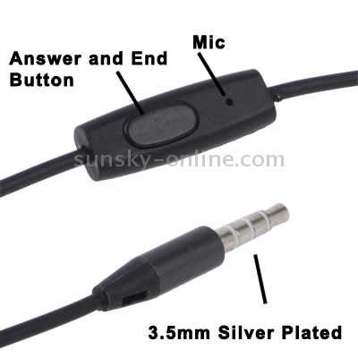 JBM MJ710 In Ear Headphones with Mic and Answer / Reject Button JBM MJ710 In Ear Headphones with Mic and Answer / Reject Button