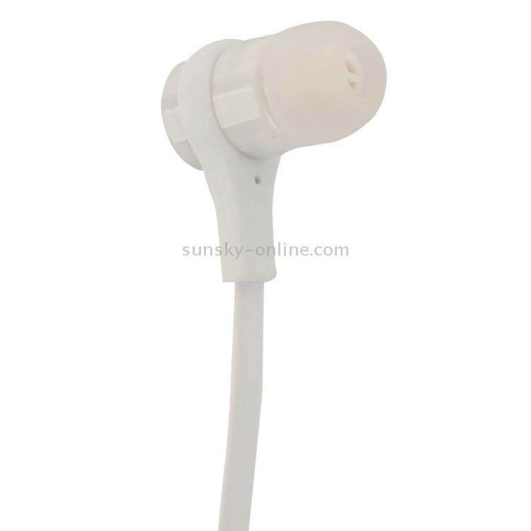 Noodle Style High Performance 3.5mm Jack In-Ear Earphone, Cable Length: about 1.1m(White)