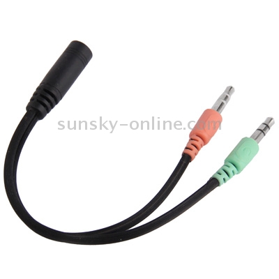 17cm 3.5mm Jack Microphone + Earphone Cable, Compatible with Phones, Tablets, Headphones, MP3 Player, Car/Home Stereo & More 17cm 3.5mm Jack Microphone + Earphone Cable, Compatible with Phones, Tablets, Headphones, MP3 Player, Car/Home Stereo & More