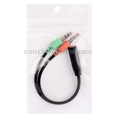 17cm 3.5mm Jack Microphone + Earphone Cable, Compatible with Phones, Tablets, Headphones, MP3 Player, Car/Home Stereo & More 17cm 3.5mm Jack Microphone + Earphone Cable, Compatible with Phones, Tablets, Headphones, MP3 Player, Car/Home Stereo & More
