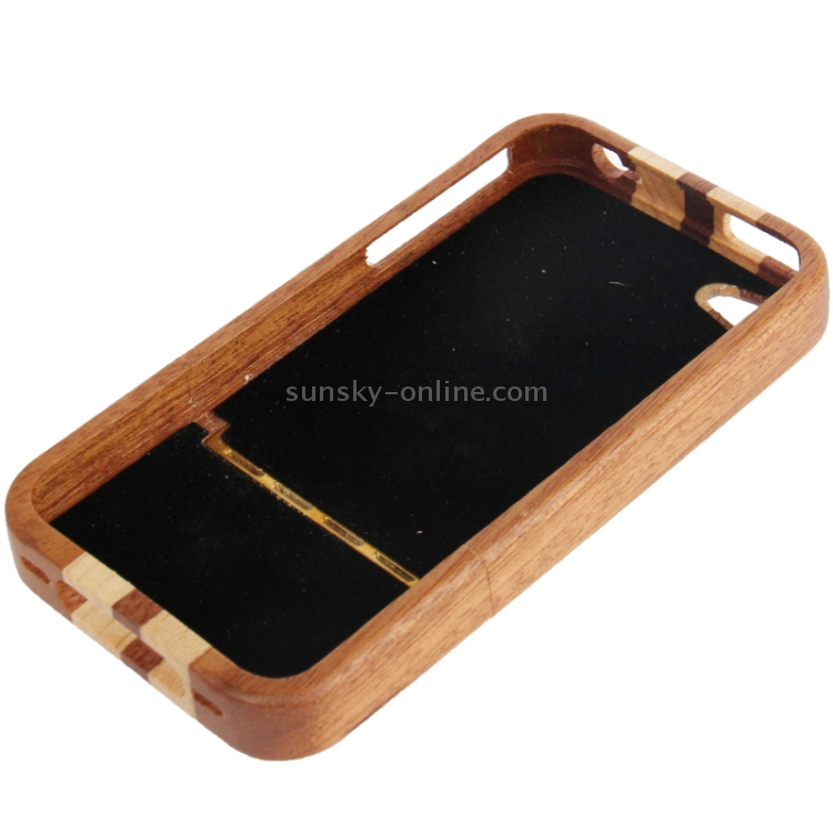2-Stripe Pattern Detachable Wood Material Case for iPhone 4 & 4S 2-Stripe Pattern Detachable Wood Material Case for iPhone 4 & 4S