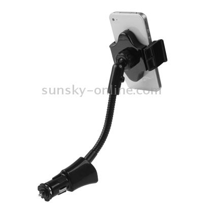 Universal Car Mount with 5V / 1.5A USB Charger for iPhone 5 & 5C & 5S, iPhone 4 & 4S, Galaxy S IV / S IV mini / S III / i9300, Smart Phone, Support 360 Degree Rotation, Width: 58-85mm(Black) Universal Car Mount with 5V / 1.5A USB Charger for iPhone 5 & 5C & 5S, iPhone 4 & 4S, Galaxy S IV / S IV mini / S III / i9300, Smart Phone, Support 360 Degree Rotation, Width: 58-85mm(Black)
