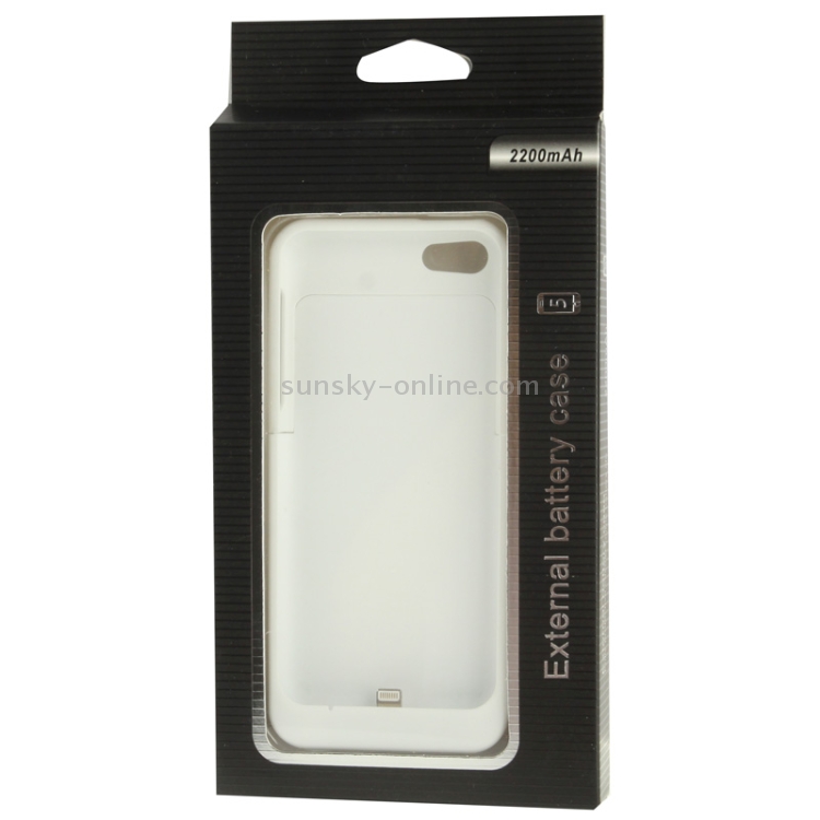 2200mAh Extant Battery Case / Power Bank with Holder for iPhone 5C(White) 2200mAh Extant Battery Case / Power Bank with Holder for iPhone 5C(White)