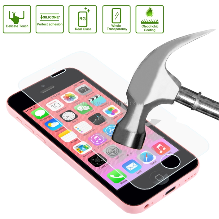 0.4mm Explosion-proof Tempered Glass Film for iPhone 5C