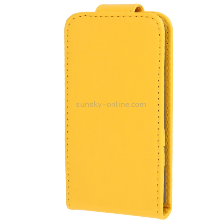 Vertical Flip Leather Case with Credit Card Slots for iPhone 5C(Yellow) Vertical Flip Leather Case with Credit Card Slots for iPhone 5C(Yellow)