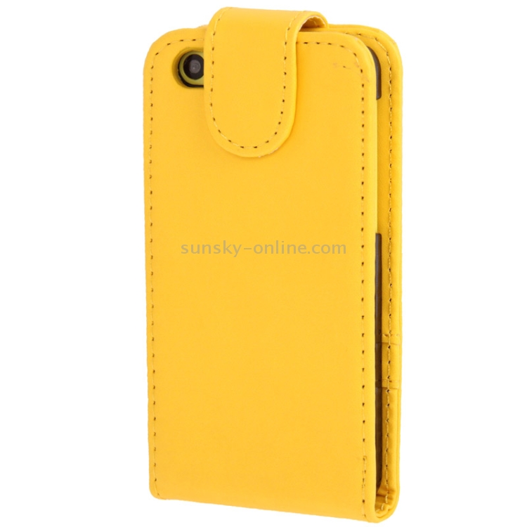 Vertical Flip Leather Case with Credit Card Slots for iPhone 5C(Yellow) Vertical Flip Leather Case with Credit Card Slots for iPhone 5C(Yellow)