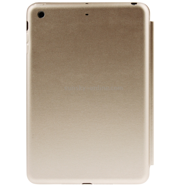 3-folding Naturally Treated Leather Smart Case with Sleep / Wake-up Function & Holder for iPad Air 3-folding Naturally Treated Leather Smart Case with Sleep / Wake-up Function & Holder for iPad Air