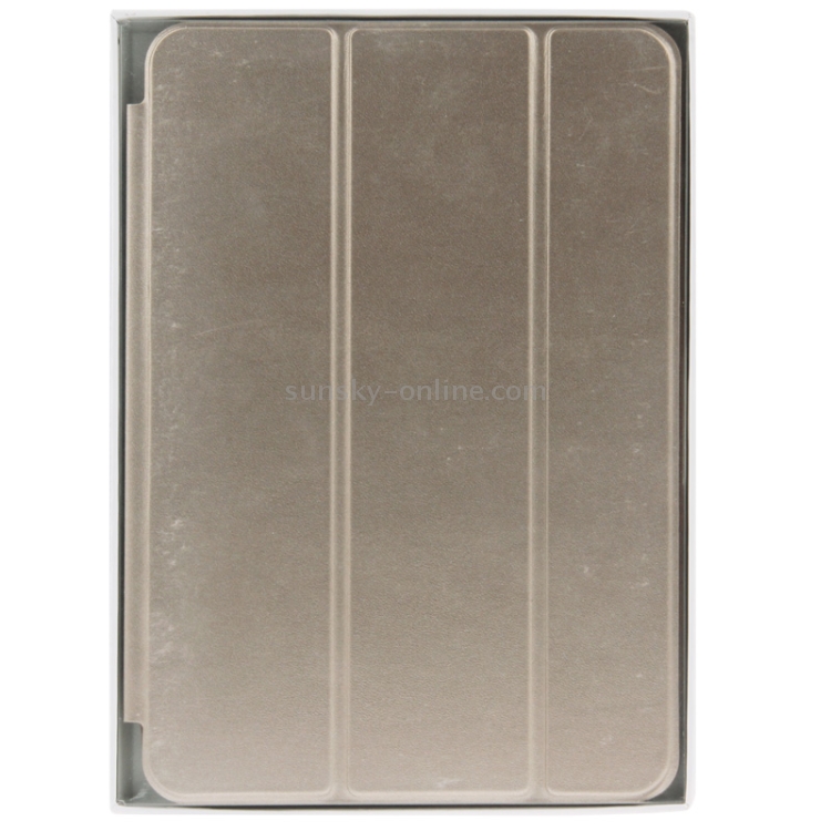 3-folding Naturally Treated Leather Smart Case with Sleep / Wake-up Function & Holder for iPad Air 3-folding Naturally Treated Leather Smart Case with Sleep / Wake-up Function & Holder for iPad Air
