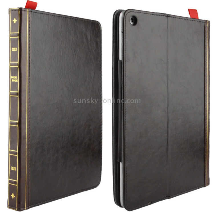 Retro Bookbook Style Flip Leather Case with Holder for iPad Air / iPad Air 2