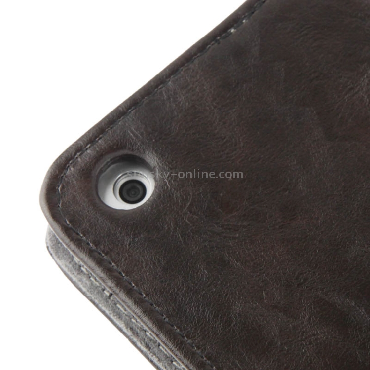 Retro Bookbook Style Flip Leather Case with Holder for iPad Air / iPad Air 2