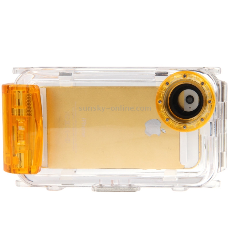 Waterproof Photo Housing Underwater Case for iPhone 5 & 5s & SE, Water-proof: IPX8(Orange) Waterproof Photo Housing Underwater Case for iPhone 5 & 5s & SE, Water-proof: IPX8(Orange)