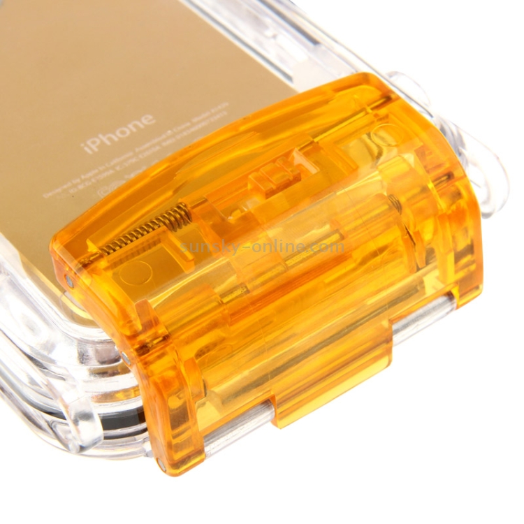 Waterproof Photo Housing Underwater Case for iPhone 5 & 5s & SE, Water-proof: IPX8(Orange) Waterproof Photo Housing Underwater Case for iPhone 5 & 5s & SE, Water-proof: IPX8(Orange)