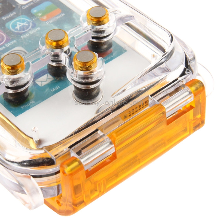 Waterproof Photo Housing Underwater Case for iPhone 5 & 5s & SE, Water-proof: IPX8(Orange) Waterproof Photo Housing Underwater Case for iPhone 5 & 5s & SE, Water-proof: IPX8(Orange)