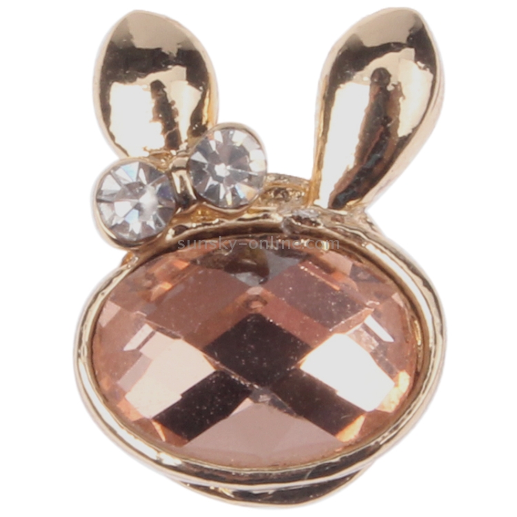 Rabbit Style Metal & Crystal Home Botton Sticker for iPad / iTouch / iPhone Rabbit Style Metal & Crystal Home Botton Sticker for iPad / iTouch / iPhone