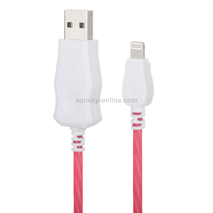 1m 8 Pin Port Visible Light USB Sync Data / Charging Cable 1m 8 Pin Port Visible Light USB Sync Data / Charging Cable