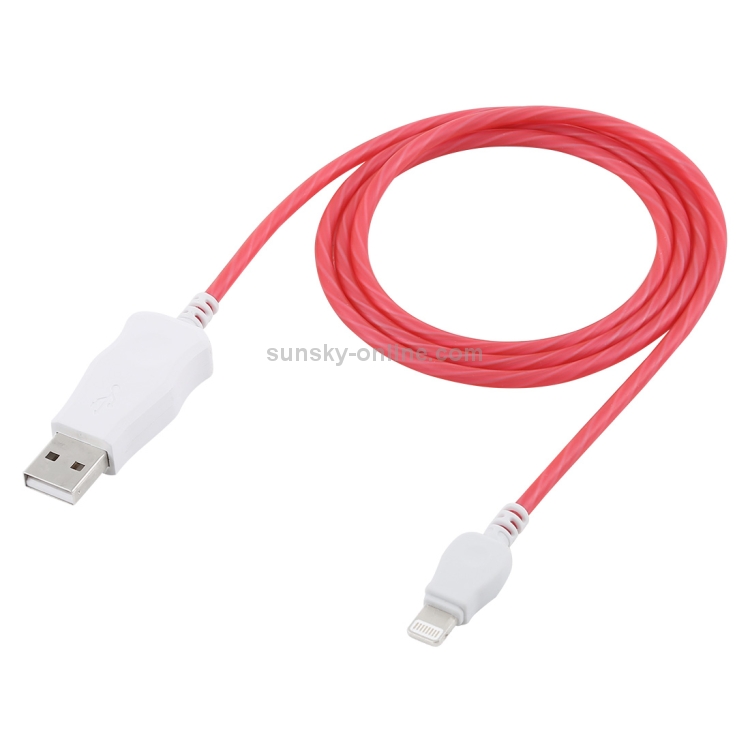 1m 8 Pin Port Visible Light USB Sync Data / Charging Cable 1m 8 Pin Port Visible Light USB Sync Data / Charging Cable