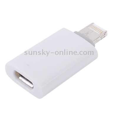 8 Pin Male to Micro USB Female Adapter 8 Pin Male to Micro USB Female Adapter
