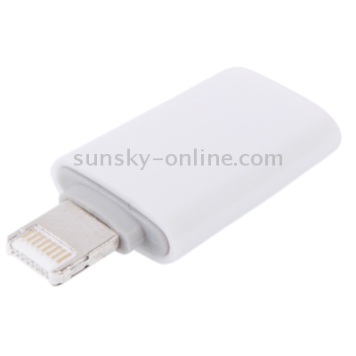 8 Pin Male to Micro USB Female Adapter 8 Pin Male to Micro USB Female Adapter