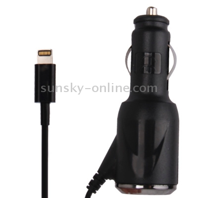 8 Pin Male Adapter Car Charger for iPhone 5 / iPad 4 / iPad mini 1 / 2 / 3,Cable Length: 1m (Black) 8 Pin Male Adapter Car Charger for iPhone 5 / iPad 4 / iPad mini 1 / 2 / 3,Cable Length: 1m (Black)