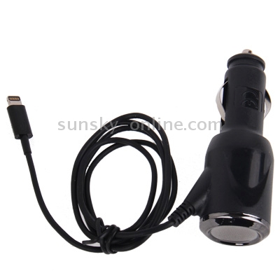 8 Pin Male Adapter Car Charger for iPhone 5 / iPad 4 / iPad mini 1 / 2 / 3,Cable Length: 1m (Black) 8 Pin Male Adapter Car Charger for iPhone 5 / iPad 4 / iPad mini 1 / 2 / 3,Cable Length: 1m (Black)