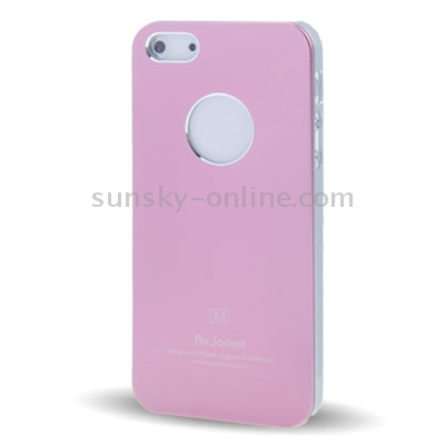 Smooth Metal Sheet Paste Plastic Case for iPhone 5 & 5s & SE (Pink) Smooth Metal Sheet Paste Plastic Case for iPhone 5 & 5s & SE (Pink)
