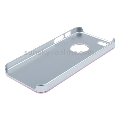 Smooth Metal Sheet Paste Plastic Case for iPhone 5 & 5s & SE (Pink) Smooth Metal Sheet Paste Plastic Case for iPhone 5 & 5s & SE (Pink)