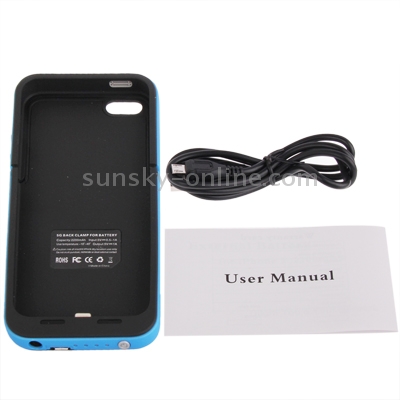 2200mAh Fine Matte Surface Power Bank External Battery for iPhone 5(Baby Blue) 2200mAh Fine Matte Surface Power Bank External Battery for iPhone 5(Baby Blue)