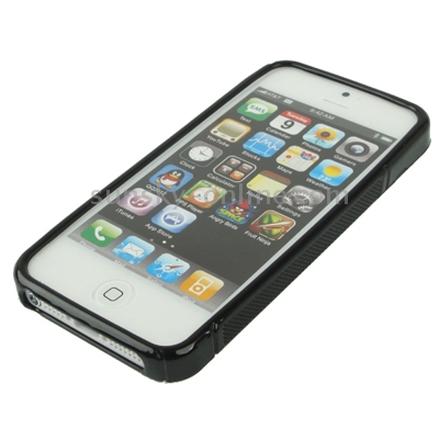 S Line TPU Shell for iPhone 5 (Black)