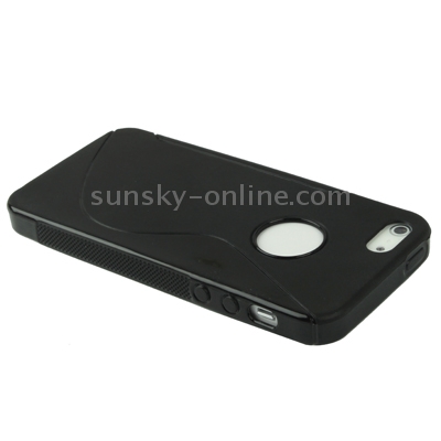 S Line TPU Shell for iPhone 5 (Black)