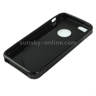 S Line TPU Shell for iPhone 5 (Black)
