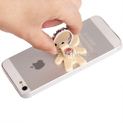 Multipurpose Cartoon Bear Shape Universal Phone Ring Rotatable Bracket Multipurpose Cartoon Bear Shape Universal Phone Ring Rotatable Bracket