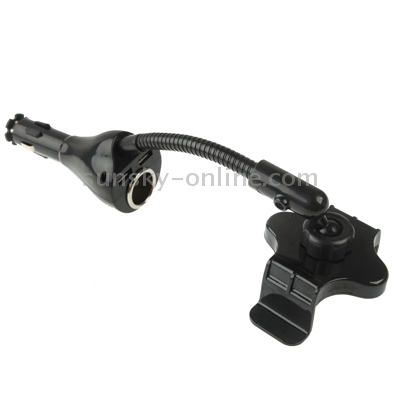Universal Car Holder with Dual USB Charger & Cigarette Lighter Socket, Width: 58-85mm Universal Car Holder with Dual USB Charger & Cigarette Lighter Socket, Width: 58-85mm