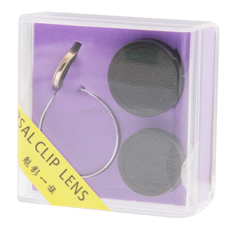 Universal 180 Degree Fisheye Lens + 0.67X Wide Lens + Macro Lens with Clip