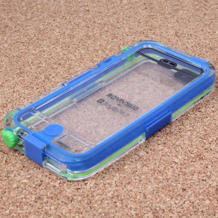 Waterproof Case + Catalyst Transparent Shell Submersible for iPhone 5 & 5s & SE(Blue) Waterproof Case + Catalyst Transparent Shell Submersible for iPhone 5 & 5s & SE(Blue)