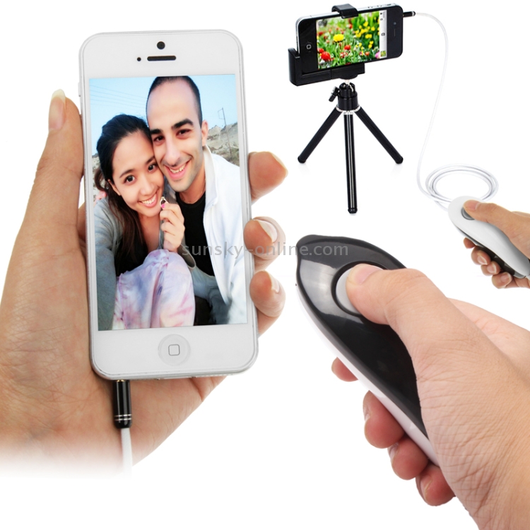 Camera Remote Release Shutter Cable for Photography for iPhone 5, iPhone 4 & 4S , iPad mini / mini 2 Retina / New iPad (iPad 3) / iPad 2 / iPad, iPod Touch 5, Requires iOS 5.0 or later(Black) Camera Remote Release Shutter Cable for Photography for iPhone 5, iPhone 4 & 4S , iPad mini / mini 2 Retina / New iPad (iPad 3) / iPad 2 / iPad, iPod Touch 5, Requires iOS 5.0 or later(Black)