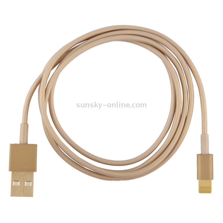 Gold Plating USB Sync Data / Charging Cable for iPhone 6 & 6 Plus, iPhone 5 & 5S & 5C, iPad Air, iPad mini, mini 2 Retina, Length: 1m Gold Plating USB Sync Data / Charging Cable for iPhone 6 & 6 Plus, iPhone 5 & 5S & 5C, iPad Air, iPad mini, mini 2 Retina, Length: 1m