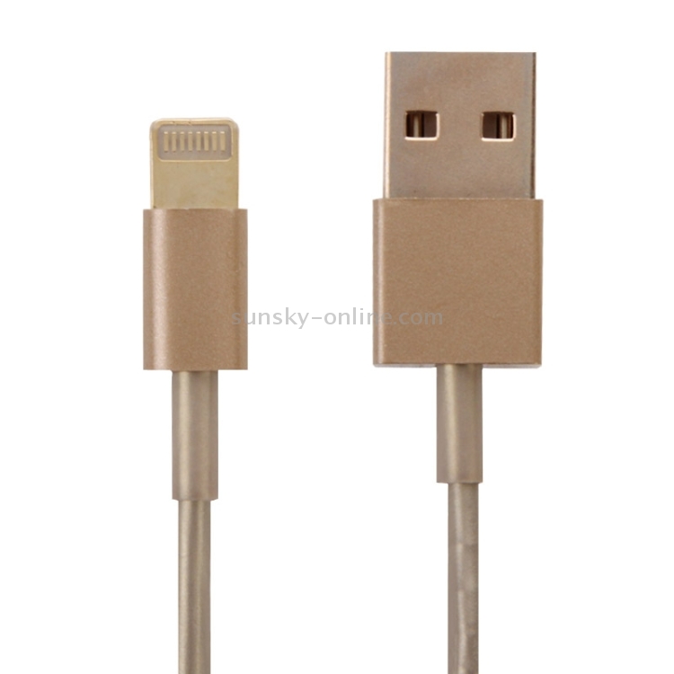 Gold Plating USB Sync Data / Charging Cable for iPhone 6 & 6 Plus, iPhone 5 & 5C & 5S, iPad Air, Length: 1m Gold Plating USB Sync Data / Charging Cable for iPhone 6 & 6 Plus, iPhone 5 & 5C & 5S, iPad Air, Length: 1m