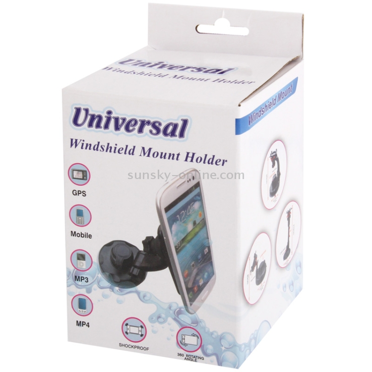 Shock-proof / 360 Rotating Angle Universal Car Windshield Mount Suck Holder Shock-proof / 360 Rotating Angle Universal Car Windshield Mount Suck Holder
