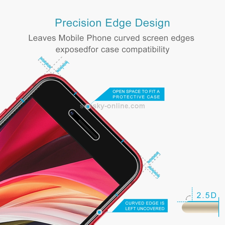 For iPhone SE & 5 & 5S & 5C 0.26mm 9H Surface Hardness 2.5D Explosion-proof Tempered Glass Film For iPhone SE & 5 & 5S & 5C 0.26mm 9H Surface Hardness 2.5D Explosion-proof Tempered Glass Film