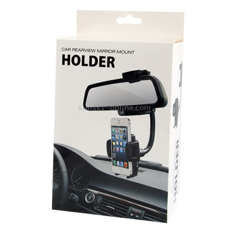 Car Rearview Mirror Mount Holder, Holder Width: 35-80mm, Clamp Width: 60-95mm Car Rearview Mirror Mount Holder, Holder Width: 35-80mm, Clamp Width: 60-95mm