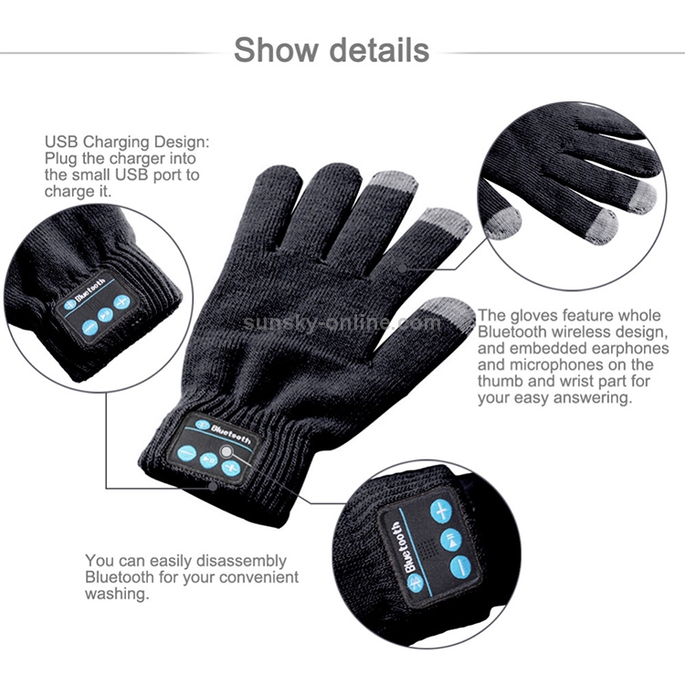 USB Charging Warm Bluetooth Hands-free Call Music Gloves Capacitive Three-finger Touchable Gloves(Pink) USB Charging Warm Bluetooth Hands-free Call Music Gloves Capacitive Three-finger Touchable Gloves(Pink)