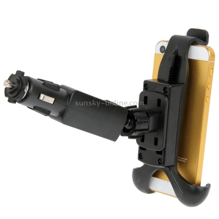 5V 2A Universal 360 Degree Rotatable Car Mount with 2 USB Charger, Adjustable Width: 115-150mm 5V 2A Universal 360 Degree Rotatable Car Mount with 2 USB Charger, Adjustable Width: 115-150mm