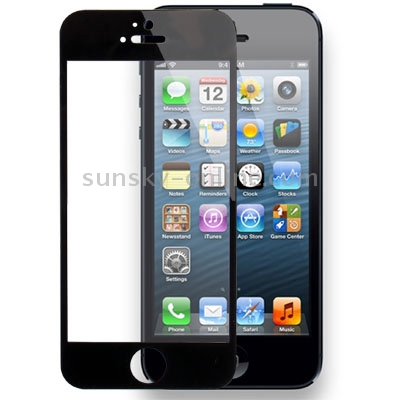 Tempered Glass Protective Film for iPhone 5 & 5S & 5C(Black) Tempered Glass Protective Film for iPhone 5 & 5S & 5C(Black)
