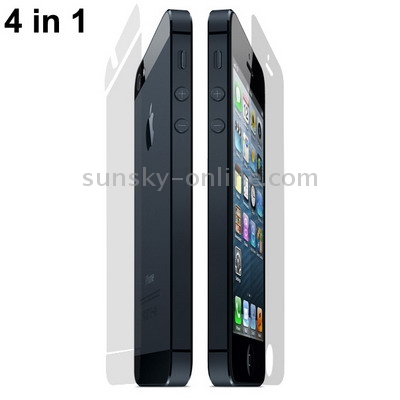 4 in 1 (Front Screen + Back Cover + Upper + Lower Lens) Clear LCD Screen Protector for iPhone 5 (Taiwan Materials) 4 in 1 (Front Screen + Back Cover + Upper + Lower Lens) Clear LCD Screen Protector for iPhone 5 (Taiwan Materials)