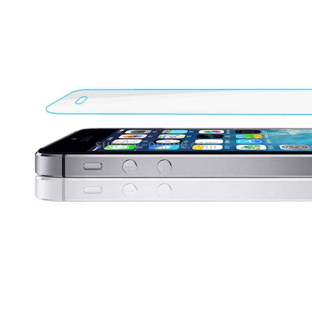 0.3mm Ultra-thin Explosion-proof Tempered Glass Film for iPhone 5(Transparent)