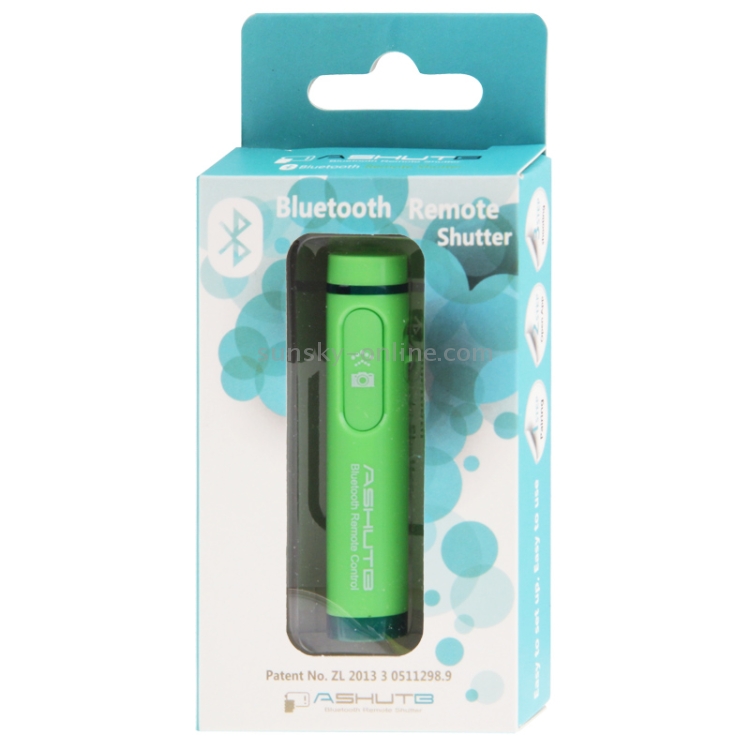 Bluetooth Remote Shutter for iPhone 5S, iPad with Retina Display, Galaxy S5 / G900(Green) Bluetooth Remote Shutter for iPhone 5S, iPad with Retina Display, Galaxy S5 / G900(Green)